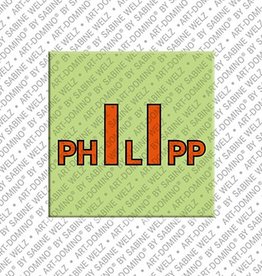 ART-DOMINO® BY SABINE WELZ Aimant - PHILIPP