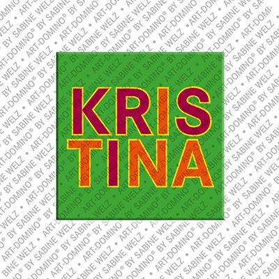 MAGNET-STORIES Kristina - Magnet with the name Kristina