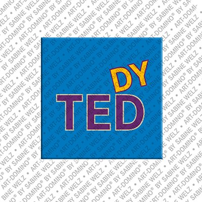 MAGNET-STORIES Teddy - Magnet mit dem Vornamen Teddy