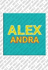 MAGNET-STORIES Alexandra - Aimant avec le nom Alexandra
