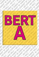 ART-DOMINO® BY SABINE WELZ Berta - Aimant avec le nom Berta