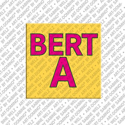 ART-DOMINO® BY SABINE WELZ Berta - Aimant avec le nom Berta