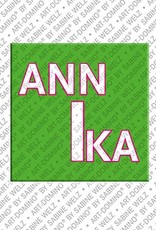 MAGNET-STORIES Annika - Aimant avec le nom Annika