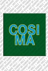 ART-DOMINO® BY SABINE WELZ Cosima - Magnet with the name Cosima