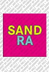 MAGNET-STORIES Sandra - Magnet mit dem Vornamen Sandra