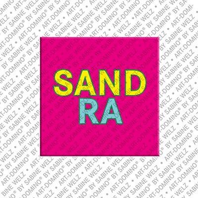 MAGNET-STORIES Sandra - Magnet mit dem Vornamen Sandra