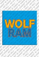 MAGNET-STORIES Wolfram - Aimant avec le nom Wolfram