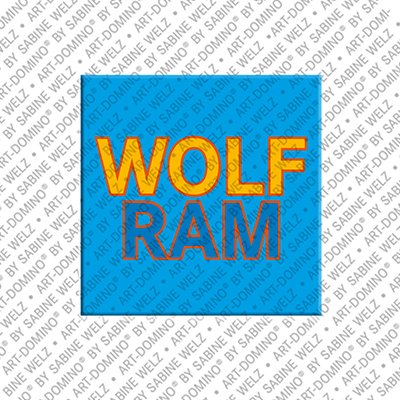 MAGNET-STORIES Wolfram - Magnet mit dem Vornamen Wolfram
