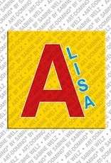 MAGNET-STORIES Alisa - Magnet with the name Alisa