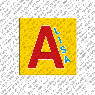 MAGNET-STORIES Alisa - Magnet with the name Alisa