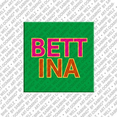 MAGNET-STORIES Bettina - Magnet mit dem Vornamen Bettina