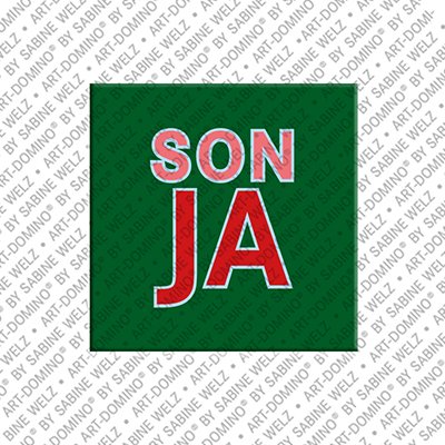 MAGNET-STORIES Sonja - Magnet mit dem Vornamen Sonja