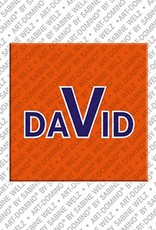 MAGNET-STORIES David - Magnet mit dem Vornamen David