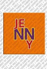 ART-DOMINO® BY SABINE WELZ Jenny - Aimant avec le nom Jenny