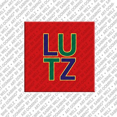 MAGNET-STORIES Lutz - Magnet mit dem Vornamen Lutz