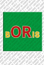 MAGNET-STORIES Boris - Magnet mit dem Vornamen Boris