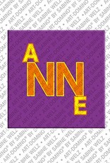 MAGNET-STORIES Anne - Aimant avec le nom Anne