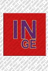 MAGNET-STORIES Inge - Aimant avec le nom Inge