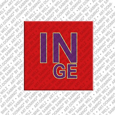 MAGNET-STORIES Inge - Aimant avec le nom Inge