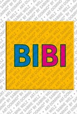 MAGNET-STORIES Bibi - Magnet mit dem Vornamen Bibi