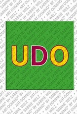 MAGNET-STORIES Udo - Aimant avec le nom Udo