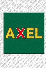 MAGNET-STORIES Axel - Magnet mit dem Vornamen Axel