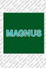 ART-DOMINO® BY SABINE WELZ Magnus - Magnet mit dem Vornamen Magnus