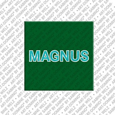 ART-DOMINO® BY SABINE WELZ Magnus - Magnet with the name Magnus