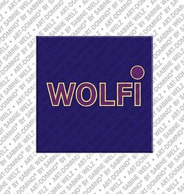 ART-DOMINO® BY SABINE WELZ Magnet - WOLFI
