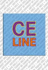 MAGNET-STORIES Celine - Magnet with the name Celine