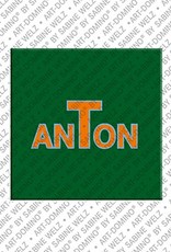 MAGNET-STORIES Anton - Magnet mit dem Vornamen Anton