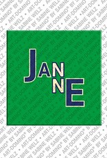 MAGNET-STORIES Janne - Aimant avec le nom Janne
