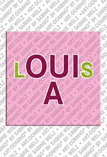 MAGNET-STORIES Louisa - Magnet with the name Louisa