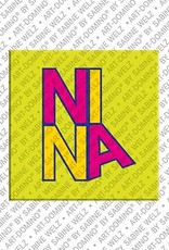 MAGNET-STORIES Nina - Magnet mit dem Vornamen Nina