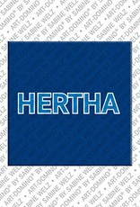 ART-DOMINO® BY SABINE WELZ Hertha - Magnet mit dem Vornamen Hertha