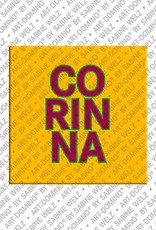 MAGNET-STORIES Corinna - Magnet with the name Corinna