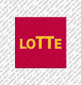 ART-DOMINO® BY SABINE WELZ Aimant - LOTTE