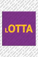 ART-DOMINO® BY SABINE WELZ Lotta - Magnet mit dem Vornamen Lotta