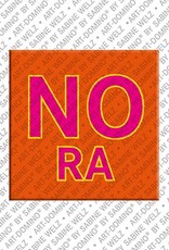MAGNET-STORIES Nora - Magnet mit dem Vornamen Nora