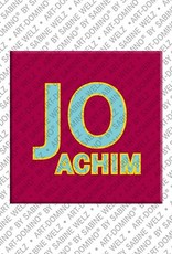 ART-DOMINO® BY SABINE WELZ Joachim - Magnet mit dem Vornamen Joachim