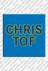 MAGNET-STORIES Christof - Magnet mit dem Vornamen Christof