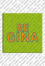 MAGNET-STORIES Regina - Magnet with the name Regina