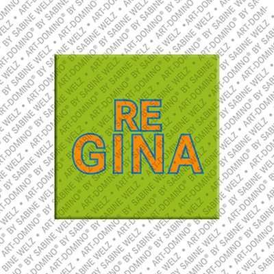 MAGNET-STORIES Regina - Magnet mit dem Vornamen Regina