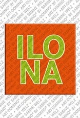 MAGNET-STORIES Ilona - Magnet mit dem Vornamen Ilona