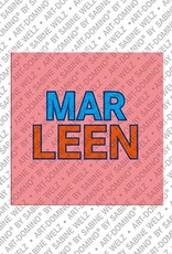 ART-DOMINO® BY SABINE WELZ Marleen - Magnet mit dem Vornamen Marleen