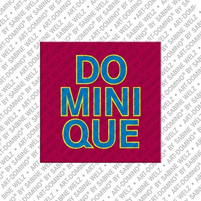 MAGNET-STORIES Dominique - Magnet with the name Dominique