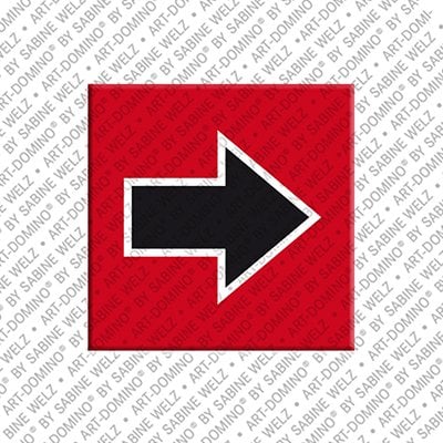 MAGNET-STORIES Pfeil – Magnet mit Motiv Pfeil