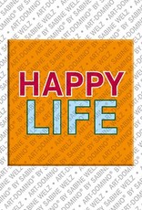 ART-DOMINO® BY SABINE WELZ Happy Life – Aimant avec Happy Life