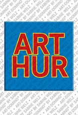 ART-DOMINO® BY SABINE WELZ Arthur - Magnet with the name Arthur