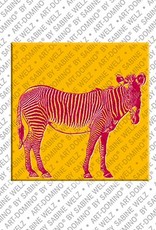 ART-DOMINO® BY SABINE WELZ Animals in POP ART - Zebra